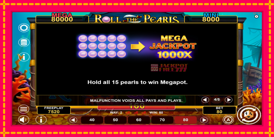 Roll The Pearls Hold & Win автомат со уникатна механика, слика 7