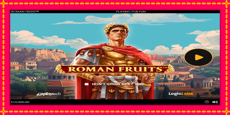 Roman Fruits автомат со уникатна механика, слика 1