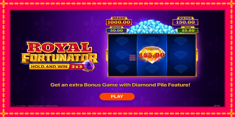 Royal Fortunator: Hold and Win автомат со уникатна механика, слика 1