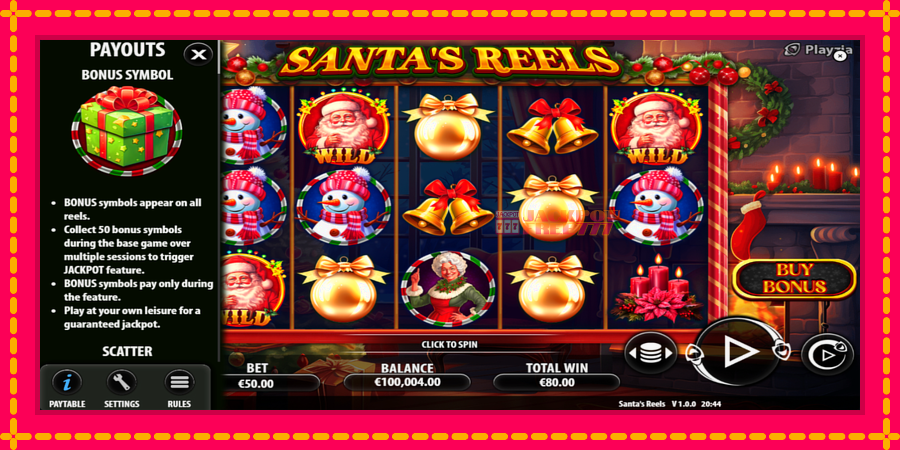 Santas Reels автомат со уникатна механика, слика 5