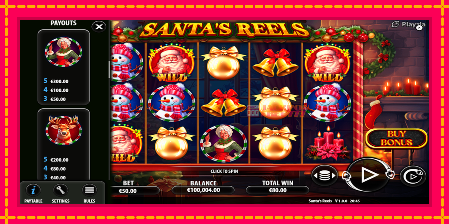 Santas Reels автомат со уникатна механика, слика 6