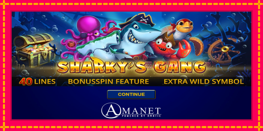 Sharkys Gang автомат со уникатна механика, слика 1