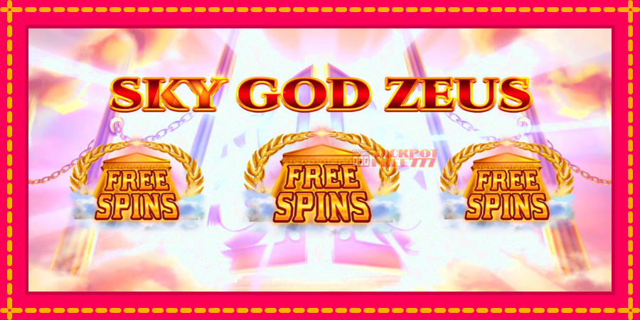 Sky God Zeus 3x3 автомат со уникатна механика, слика 1