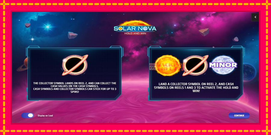 Solar Nova Hold and Win автомат со уникатна механика, слика 1