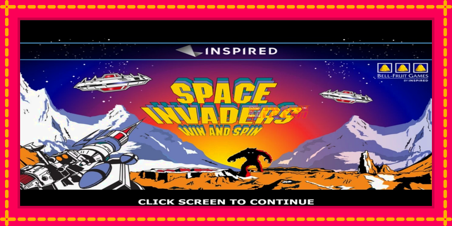 Space Invaders Win and Spin автомат со уникатна механика, слика 1