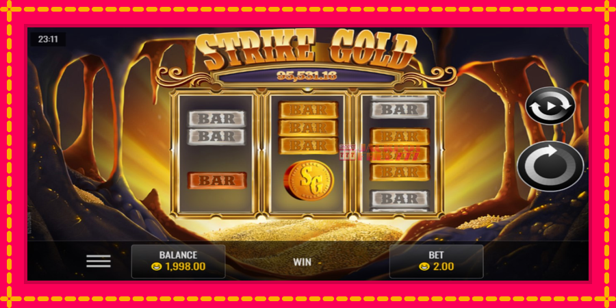 Strike Gold автомат со уникатна механика, слика 1