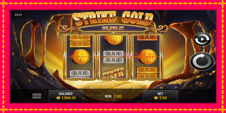 Strike Gold автомат со уникатна механика, слика 2