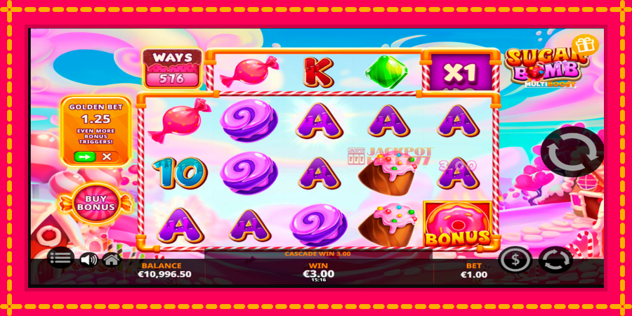 Sugar Bomb MultiBoost автомат со уникатна механика, слика 4