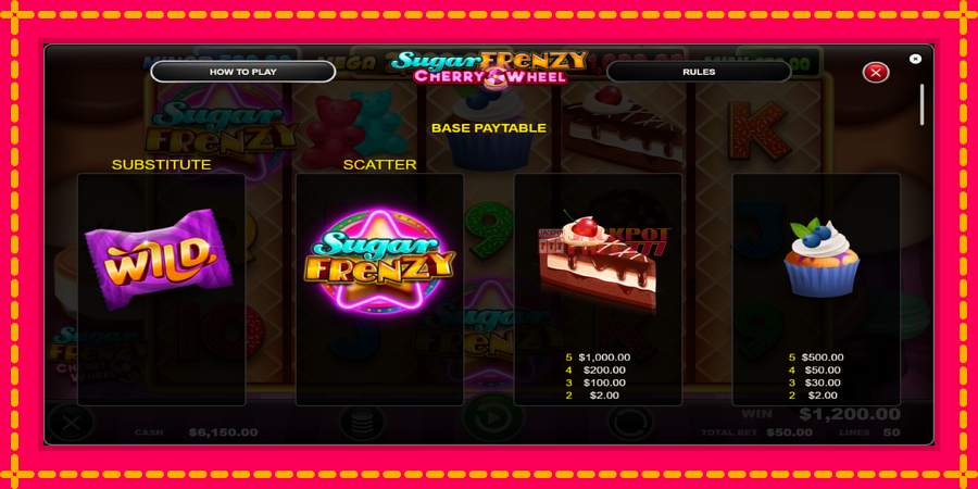 Sugar Frenzy Cherry Wheel автомат со уникатна механика, слика 6