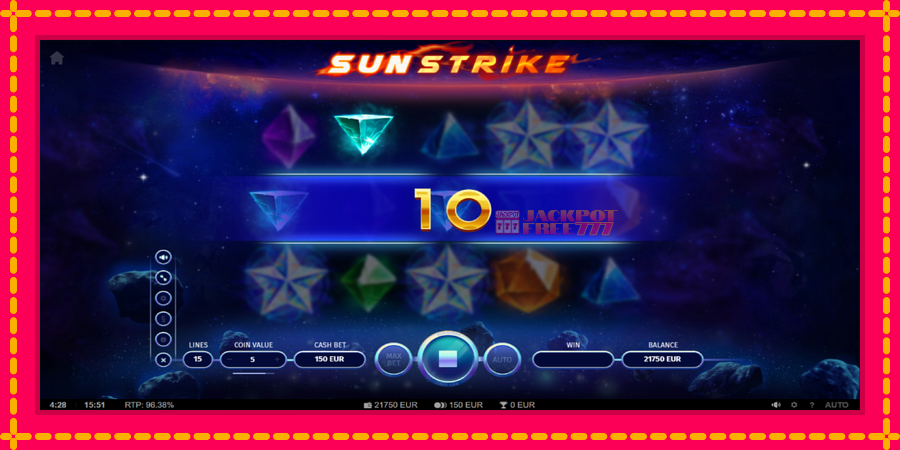 Sun Strike автомат со уникатна механика, слика 3