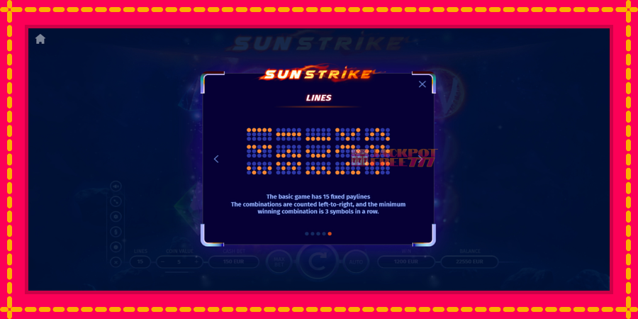 Sun Strike автомат со уникатна механика, слика 7