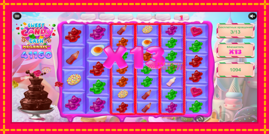 Sweet Candy Cash Megaway автомат со уникатна механика, слика 1