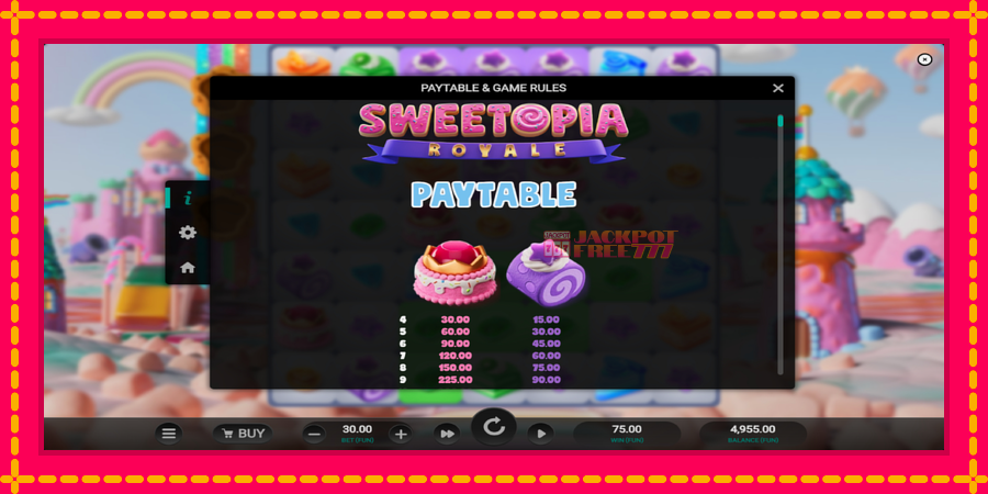 Sweetopia Royale автомат со уникатна механика, слика 5