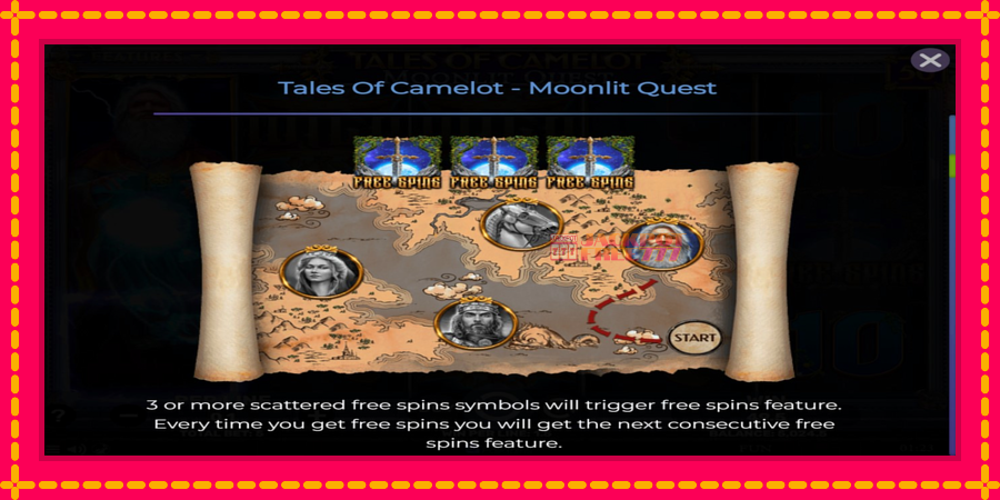 Tales of Camelot - Moonlit Quest автомат со уникатна механика, слика 5