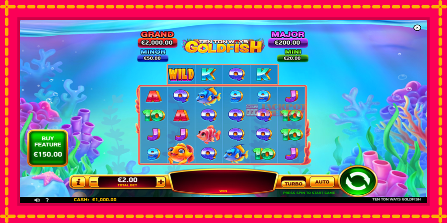 Ten Ton Ways Goldfish автомат со уникатна механика, слика 2