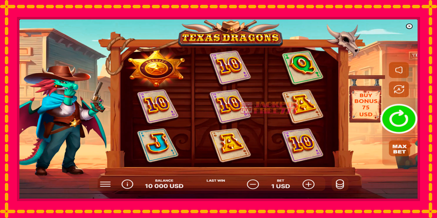 Texas Dragons автомат со уникатна механика, слика 1