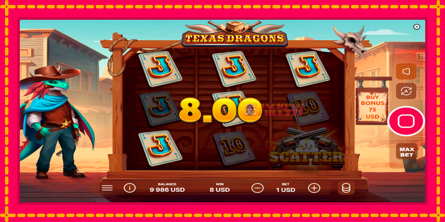 Texas Dragons автомат со уникатна механика, слика 3