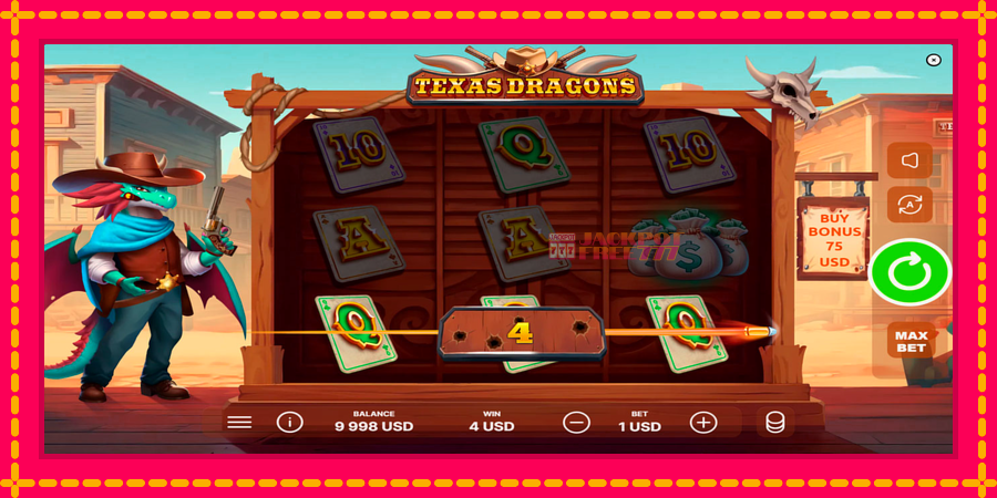 Texas Dragons автомат со уникатна механика, слика 4