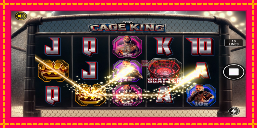 The Cage King автомат со уникатна механика, слика 2