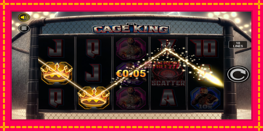 The Cage King автомат со уникатна механика, слика 3