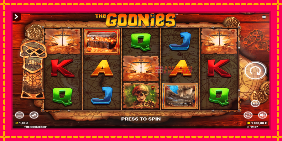 The Goonies Deluxe Rapid Fire Jackpots автомат со уникатна механика, слика 2