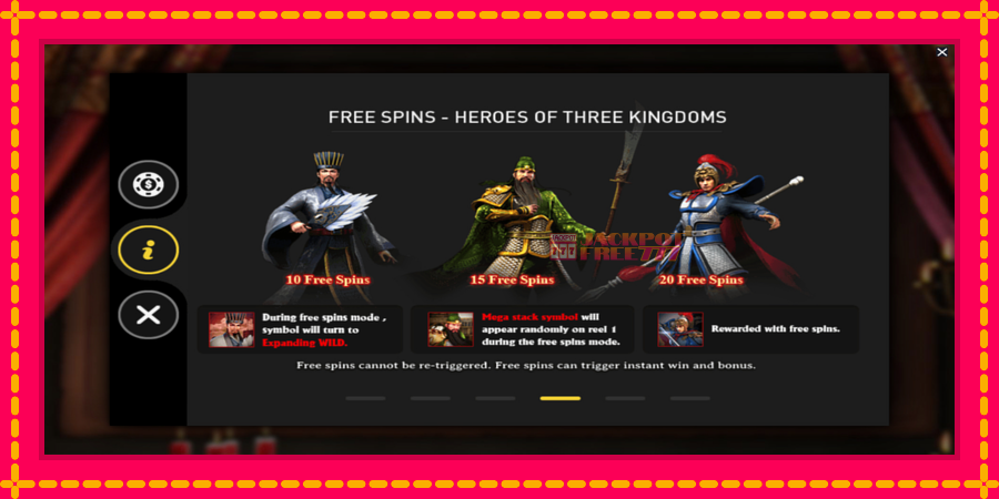 Three Kingdoms автомат со уникатна механика, слика 7