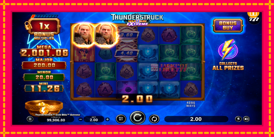 Thunderstruck Gold Blitz Extreme автомат со уникатна механика, слика 4