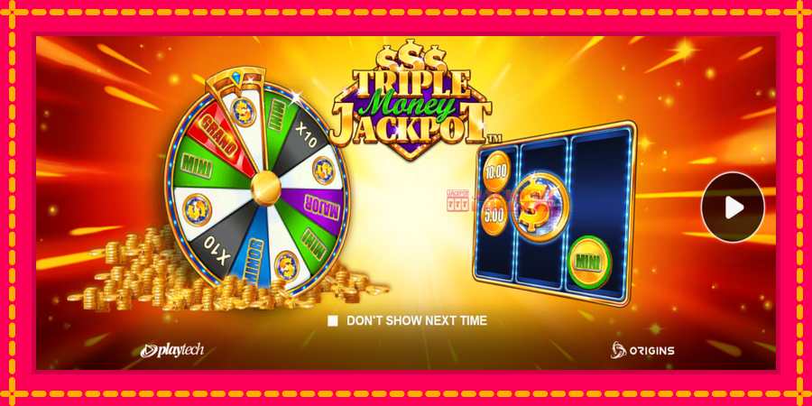 Triple Money Jackpot автомат со уникатна механика, слика 1