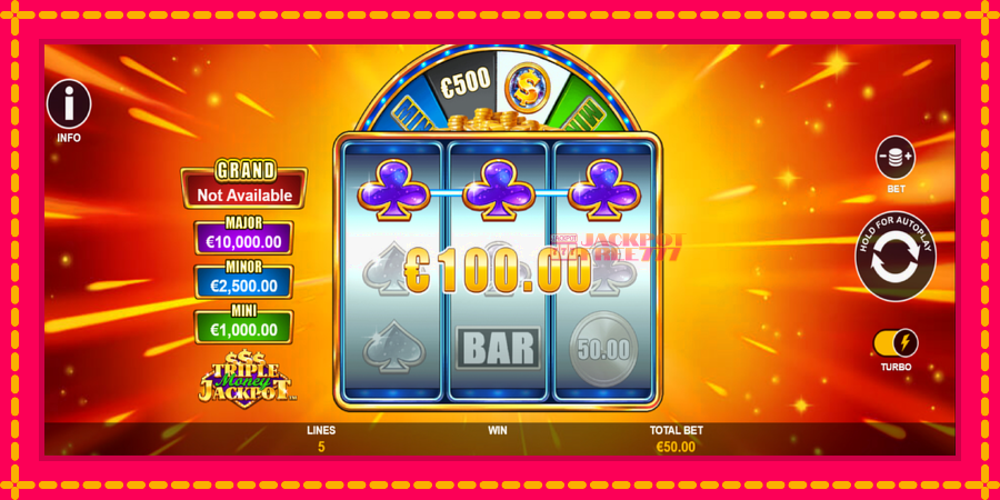 Triple Money Jackpot автомат со уникатна механика, слика 4