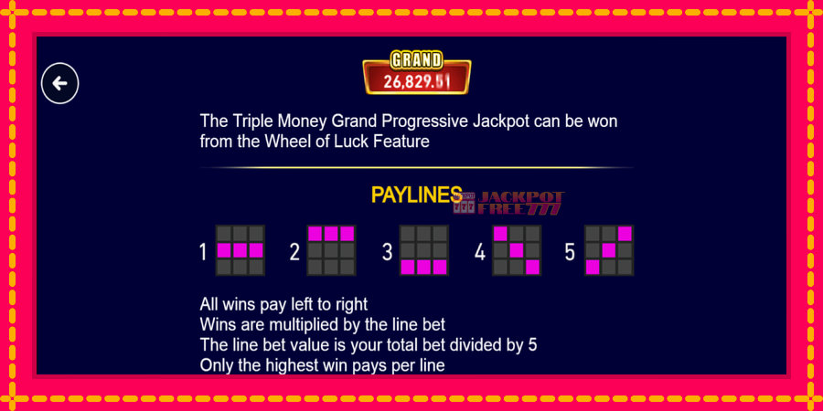 Triple Money Jackpot автомат со уникатна механика, слика 7