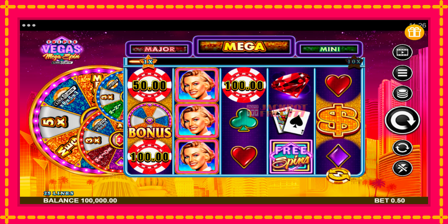 Triple Vegas Mega Spin автомат со уникатна механика, слика 1