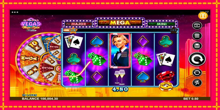 Triple Vegas Mega Spin автомат со уникатна механика, слика 2