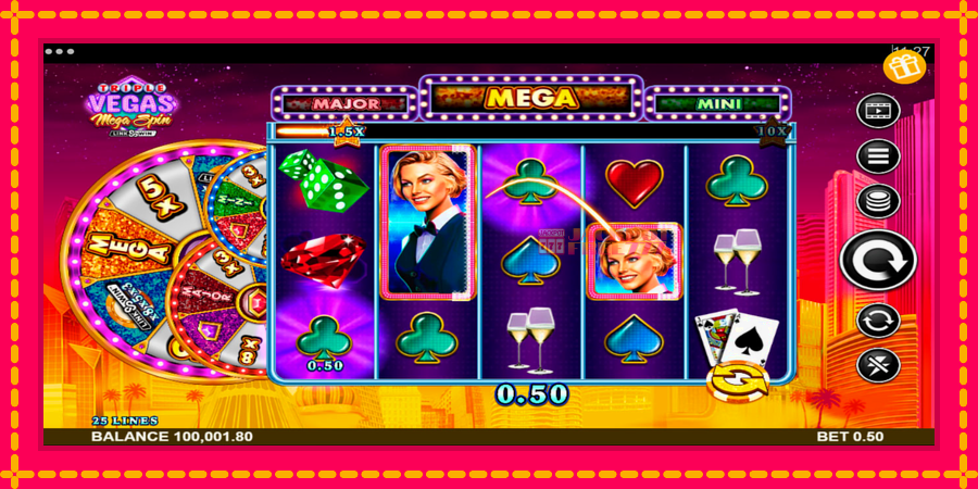 Triple Vegas Mega Spin автомат со уникатна механика, слика 4