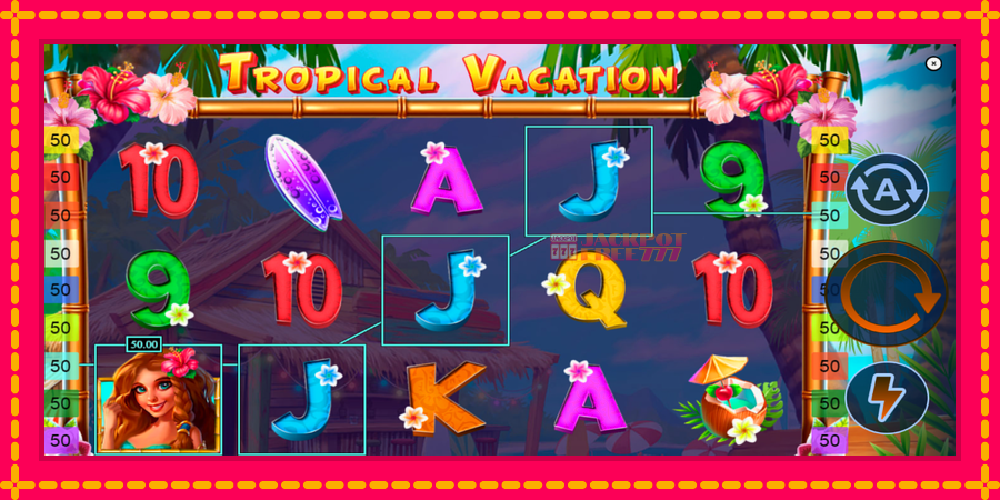 Tropical Vacation автомат со уникатна механика, слика 3