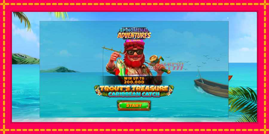 Trouts Treasure Caribbean Catch автомат со уникатна механика, слика 1