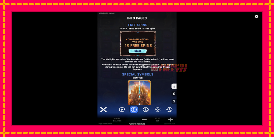 Ultra Cluster Kingdom автомат со уникатна механика, слика 5