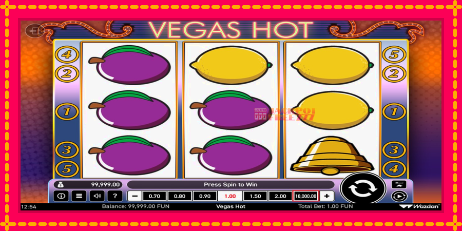 Vegas Hot автомат со уникатна механика, слика 1