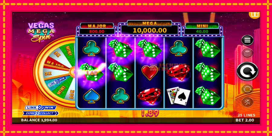 Vegas Mega Spin автомат со уникатна механика, слика 2