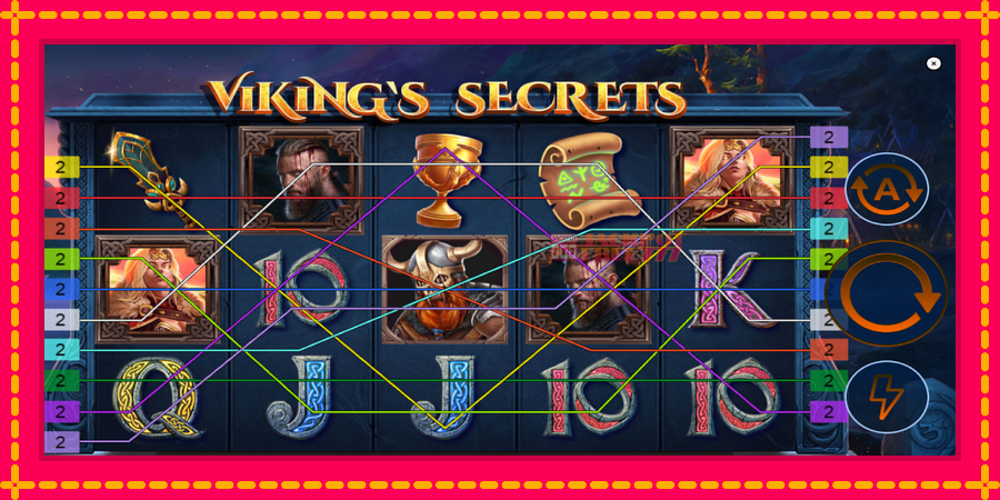 Vikings Secrets автомат со уникатна механика, слика 2