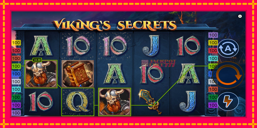 Vikings Secrets автомат со уникатна механика, слика 3