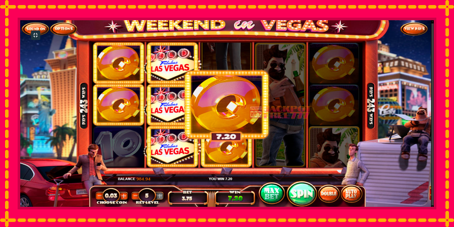 Weekend In Vegas автомат со уникатна механика, слика 3