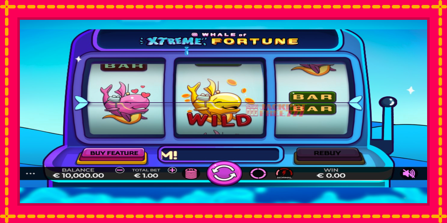 Whale of Xtreme Fortune автомат со уникатна механика, слика 1