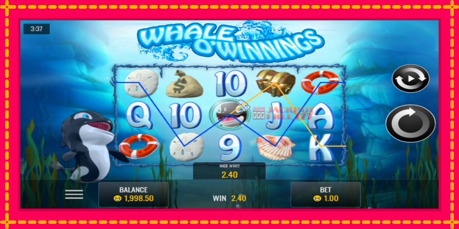 Whale O’Winnings автомат со уникатна механика, слика 2