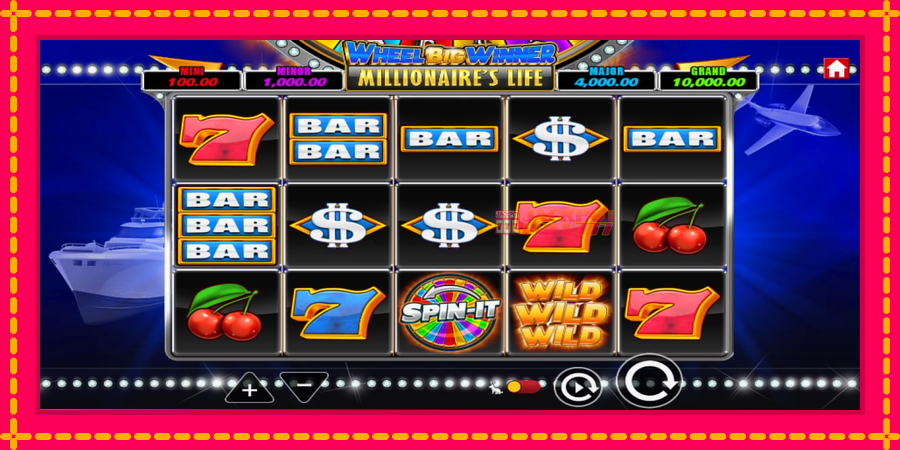 Wheel Big Winner Millionaires Life автомат со уникатна механика, слика 2