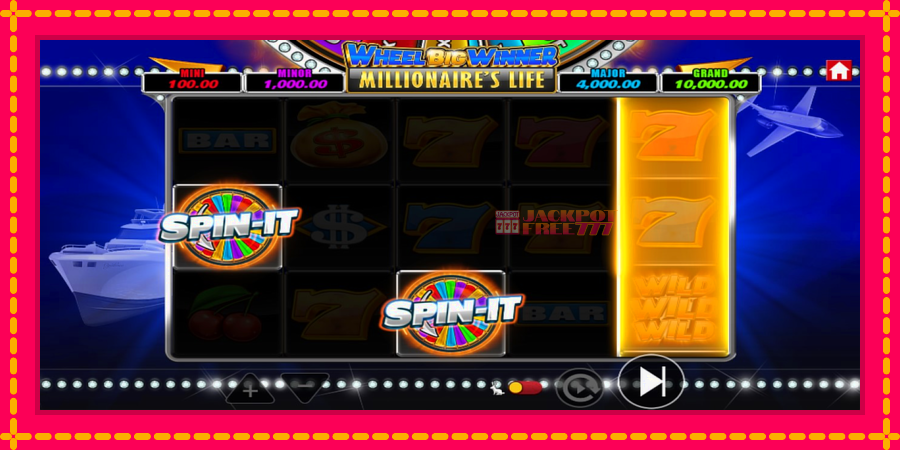 Wheel Big Winner Millionaires Life автомат со уникатна механика, слика 3