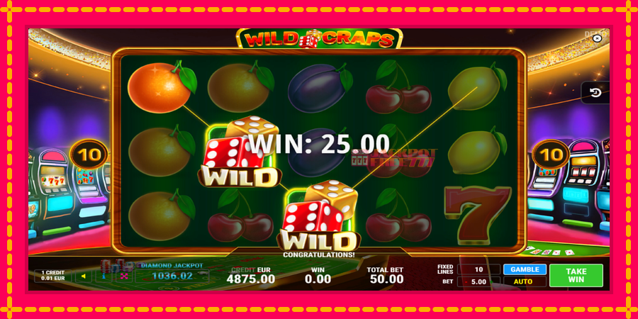 Wild Craps автомат со уникатна механика, слика 4