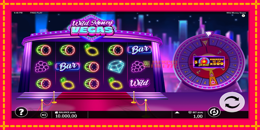 Wild Money Vegas автомат со уникатна механика, слика 2