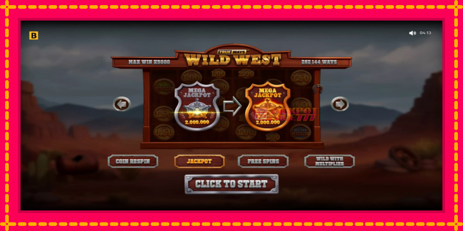 Wild West Trueways автомат со уникатна механика, слика 1