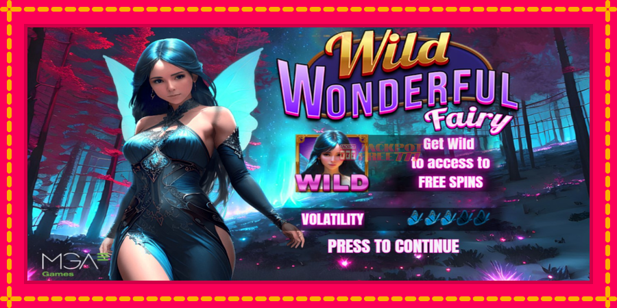 Wild Wonderful Fairy автомат со уникатна механика, слика 1