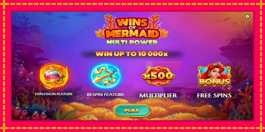 Wins of Mermaid Multi Power автомат со уникатна механика, слика 1